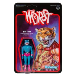 Super7 The Worst^The Worst Reaction Figure - Red Tiger (Color 3)
