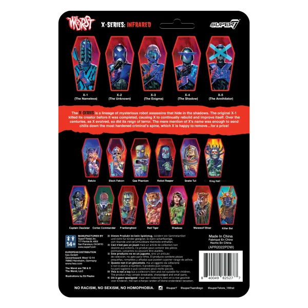 Super7 The Worst^The Worst Reaction X-Series - X-3 (Infrared)