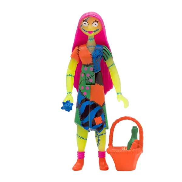 Super7 Disney^Tim Burton'S Nightmare Before Christmas Reaction Figure - Sally Neon And Glow-In-The-Dark (Sdcc 2020)