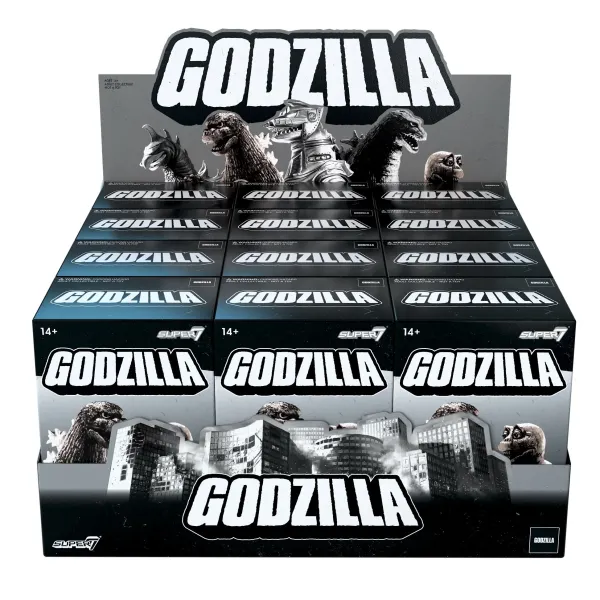 Super7 Godzilla^Toho Blind Box Wave 03 (Silver Screen) - Blind Box Flat (Silver Screen)