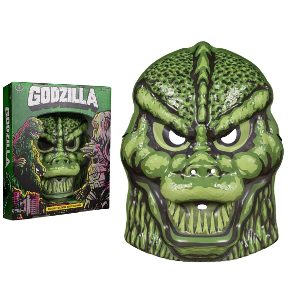 Super7 Godzilla^Toho Masks Set Of 3 - Mechagodzilla, Hedorah & Godzilla Glow