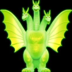 Super7 Godzilla^Toho Reaction Figures Wave 2 - Hedorah & King Ghidorah Glow