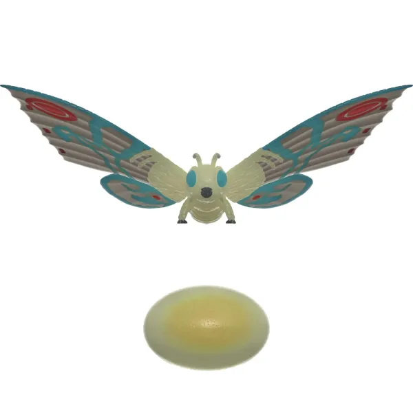 Super7 Godzilla^Toho Reaction Wave 1 - Mothra & Rodan (Glow)