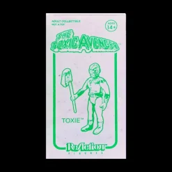Super7 Toxic Avenger & Toxic Crusaders^Toxic Avenger Reaction Figure - Translucent Green Slime In Box