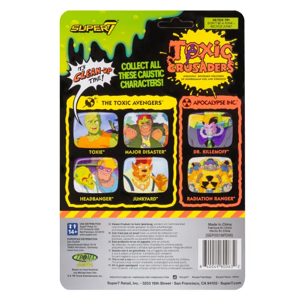 Super7 Toxic Avenger & Toxic Crusaders^Toxic Crusaders Reaction Figure - Major Disaster