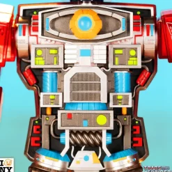 Super7 Transformers^Transformers Super Cyborg - Optimus Prime (Clear Red / Blue)