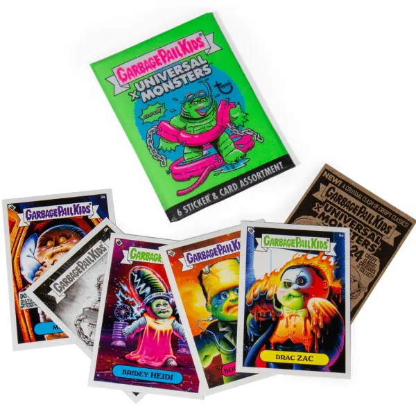 Super7 Garbage Pail Kids^Universal Monsters X Gpk Wax Pack (Green)