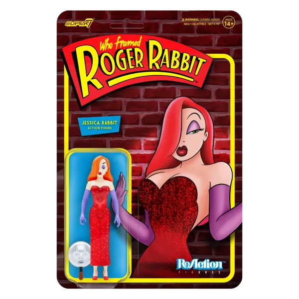 Super7 Disney^Who Framed Roger Rabbit Reaction Figure Wave 1 - Jessica Rabbit