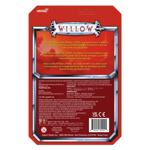 Super7 Willow^Willow Reaction Figure Wave 1 - Willow Ufgood (With Elora Danan)